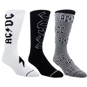 AC/DC 3 Pack One Size Nogavice (Kot novo)