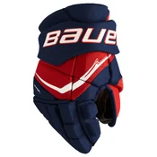 Hokejske rokavice Bauer Vapor FLYPRO Navy/Red/White Junior 11 palcev