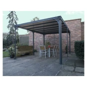 PALRAM vrtni paviljon MILANO 4300, siva-bronza