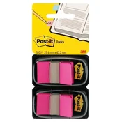 Zaznamki Post-it Index široki 25,4 x 43,2 roza 2 kosa
