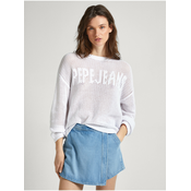 White Womens Pepe Jeans Sweatshirt - Women