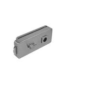 Steklena vrata LOCK UNIQUE R8 - WC (BN - Brušeno nerjaveče jeklo), MP BN (brušeno nerjaveče jeklo)