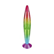 RABALUX 7008 | Glitter_Rainbow Rabalux dekoracija lava svjetiljke sa prekidacem na kablu 1x E14 / G45 višebojno