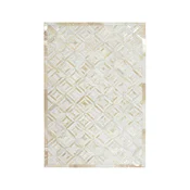 Novel RAVNO TKANA PREPROGA Spark 410 Elfenbein/Gold 80/150 cm krem barve, zlate barve