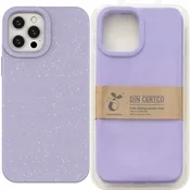 Hurtel Eco Case etui za iPhone 14 Plus, razgradljivo silikonsko ovitje, vijolično