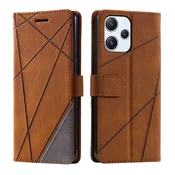 Rjava Flip Line torbica (Xiaomi Redmi 12 5G)