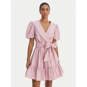 Fracomina Cocktail obleka FY26SD1037W40001 Roza Regular Fit