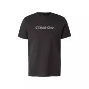 Calvin Klein Majica  grafit / črna / bela