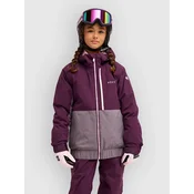 Roxy Crystal Clear Girl Kids Jacket blackberry wine