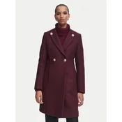 Rinascimento Volneni plašč CFC0131076003 Bordo rdeča Regular Fit