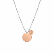 Sterling Silver Happy Girls Medallion Necklace