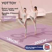 Yottoy Prostirka za jogu, 200x145cm, Ljubicasta