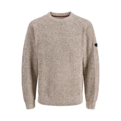 JACK & JONES Pulover JJEDENVER progasto bež
