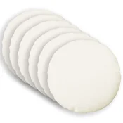 vidaXL Prevleka za blazino 6 kos HEERLEN Bela O 60 cm Blago
