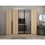 Hanah Home ormar sa reflektujucim staklom Nisa 20611, 225 cm, dore
