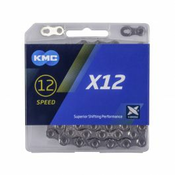 Veriga KMC X12, 12 Prestav, Silver/Black