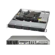 Supermicro CSE-113MFAC2-R804CB Black 1U SC113MFAC2 chassis w/ Redundant 800W (platinum) (CSE-113MFAC2-R804CB)