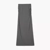 Cropp - Oprijeto midi krilo - temno siva