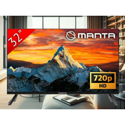 LED TV MANTA 32LHA123E, 81cm (32), HD+,Android, WIFI, Dolby Digital+, STEREO