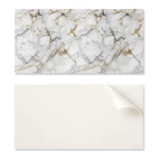 shumee Samolepilna vinilna plošča - dekoracija za steno pisarne 100x50 cm eleganten marmorni vzorec