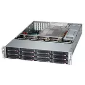 Supermicro SC826BE1C4-R1K23LPB Rack Crno 1200 W