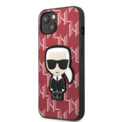 KARL LAGERFELD KLHCP13MPMNIKPI za iPhone 13 6.1 rdeča zaščita - Monogram ikonik