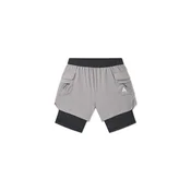 A-Game Športne hlače siva / črna