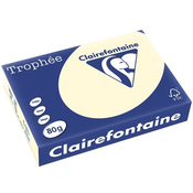 Kopirni papir u boji Clairefontaine - A4, 80 g/m2, 100 listova, Cream