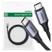 Ugreen KABEL UGREEN US535 USB-C/USB-C PD 240W 5A 1M - SZARY
