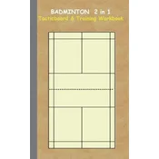 Badminton 2 in 1 Tacticboard and Training Workbook