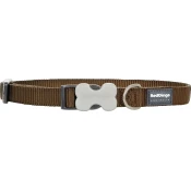 Red Dingo Najlonska ovratnica classic brown, rjav L
