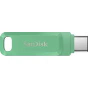 SanDisk Ultra Dual Drive Go/128GB/USB 3.2/USB-A + USB-C/Zelená