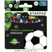 Voštane pastele Starpak Football - 12 komada