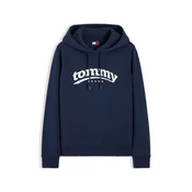 Tommy Jeans Majica ESS mornarska / bela
