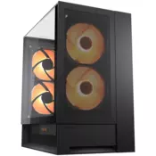 COUGAR OmnyX PC Case, Mid Tower, Black - CGR-2WA3B-RGB