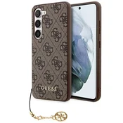 shumee Ovitek za Samsung Galaxy A35 Guess 4G z obeski, rjav