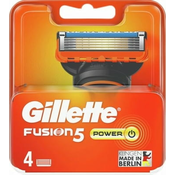 Gillette Fusion5 Power nadomestna glava brivnika - 4 kosi