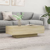 Stolic za kavu boja hrasta 100x49,5x31 cm konstruirano drvo