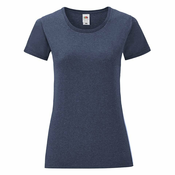 Navy blue Iconic womens t-shirt in combed cotton Fruit of the Loom