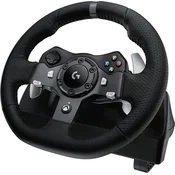 Logitech G - Wheel and pedals set - wired - refurbished - for PC, Sony PlayStation 4, Sony PlayStation 5