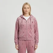 Mikina Playboy x FTSHP Girls Velvet Hoodie Pink L