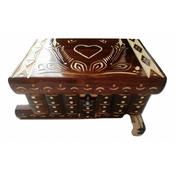 Drvena kutija za nakit iznenađenje magična kutija zagonetka skriveno skladište ključeva za prsten novac izazov mozgalica
