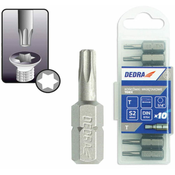 Dedra Torx nastavki za izvijače T20x25mm, plastično ohišje 10 kosov - 18A03T200-10