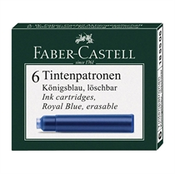 Patrone Faber Castell 1/6 plava 185506