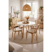 HANAH HOME Set Trpezarijski sto i 4 stolice Bohemian Butterfly Italian 5