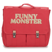 Jojo Factory Šolska torba CARTABLE UNIE PINK FUNNY MONSTER Rožnata