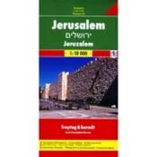 Freytag & Berndt Jeruzalem 1:10.000. Turistična karta / načrt mesta.