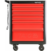 YATO YATO Mobilna delavnica omarica 7 predali črna/rdeča