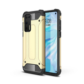 Robusten ovitek/etui/ovitek Rock za Huawei P40 - zlate barve