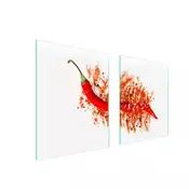 shumee STEKLENA ZAŠČITNA PLOŠČA ZA ŠTEDILNIK 85x52 CHILLI